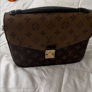 Louis Vuitton Two-Tone Monogram Messenger Bag - Brown/Black